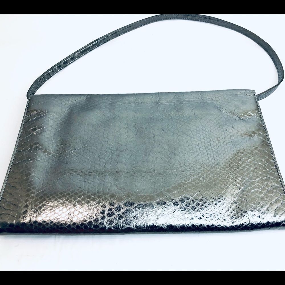 Michael Kors Tilda Python-Embossed Clutch Bag - image 6